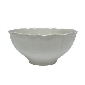 New Casafina Casa Stone Impressions White Bowl. KT166